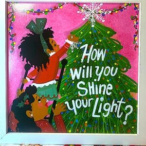 NEW ARTIST VANESSA BRANTLEY NEWTON SUGAR PAPER WALL SIGN